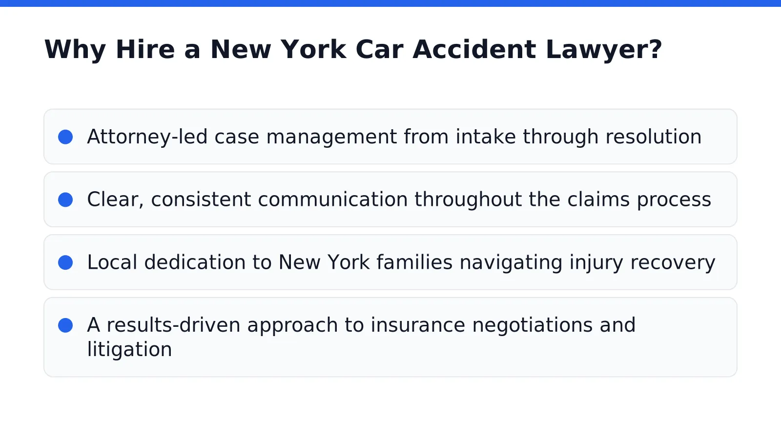 Why Hire a New York Car Accident Lawyer